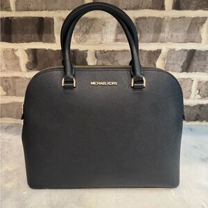 Michael Kors Cindy Black Dome Bag